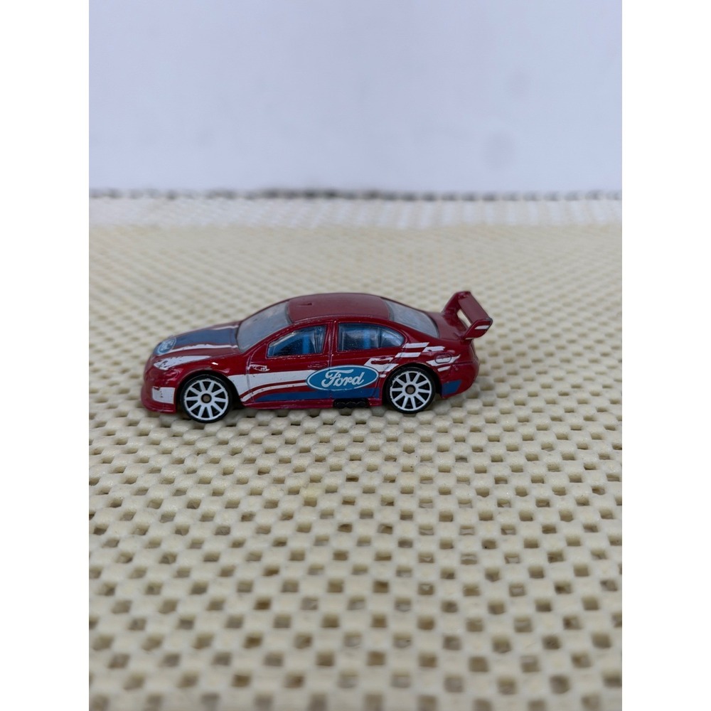 Hot Wheels Ford Falcon Race Car Red Diecast 1:64 Scale H09 Made in Malaysia